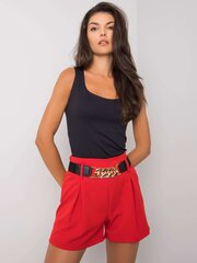Элегантные женские шорты, красные цена и информация | Женские шорты | 220.lv