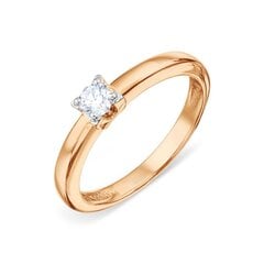 Золотое кольцо с бриллиантом 09TPZ500116 09TPZ500116 цена и информация | Кольца | 220.lv