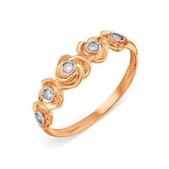 Золотое кольцо с бриллиантами 09TPZ500122 09TPZ500122 цена и информация | Кольца | 220.lv