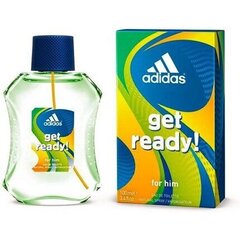 Tualetes ūdens Adidas Get Ready! EDT vīriešiem 100 ml cena un informācija | Adidas Smaržas, kosmētika | 220.lv