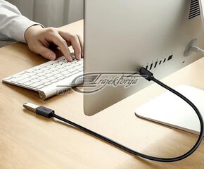 Удлинительный кабель Ugreen US129 USB 3.0, 3 м, черный цена и информация | Адаптеры и USB разветвители | 220.lv
