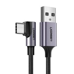 Ugreen US284 USB-C kabelis, 3A, 1 m, melns цена и информация | Кабели и провода | 220.lv