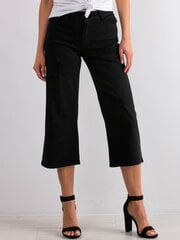 Черные рваные джинсы. цена и информация | Джинсы | 220.lv