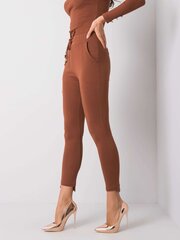 Женские спортивные штаны, коричневые  цена и информация | Женские брюки | 220.lv
