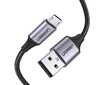 Ugreen US290 mikro USB kabelis, QC 3.0 2.4A, 1 m, melns cena un informācija | Kabeļi un vadi | 220.lv