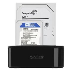 Док-станция Orico HDD / SSD, 3.5 / 2.5 дюйма, USB-B 3.0 цена и информация | Адаптеры и USB разветвители | 220.lv