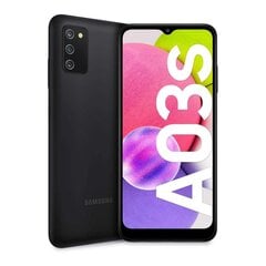 Samsung Galaxy A03s 3/32GB Dual SIM Black SM-A037GZKNEUE цена и информация | Мобильные телефоны | 220.lv