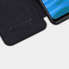 Nillkin Qin original leather case cover, piemērots Xiaomi Redmi Note 10 / Redmi Note 10S, melns cena un informācija | Telefonu vāciņi, maciņi | 220.lv