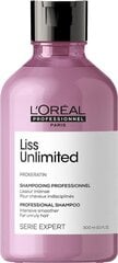 Nogludinošs šampūns L’Oreal Professionnel Serie Expert Liss Unlimited 300 ml cena un informācija | Šampūni | 220.lv