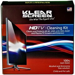 Augstas izšķirtspējas ekrānu tīrīšanas komplekts Klear Screen cena un informācija | Tīrīšanas līdzekļi | 220.lv