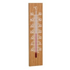 Дубовый жидкостный внутренний и наружный термометр TFA 12-1054 цена и информация | Измерители влажности, температуры, pH, ORP | 220.lv