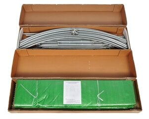 Arkveidīga siltumnīca 6x3 (18m2) ar PVC plēvi PE 140g/m2 ar UV filtru цена и информация | Теплицы | 220.lv