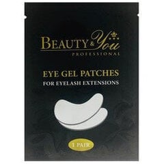 Профессиональные гидрогелевые маски / подушечки для глаз Beauty & You® (10 упаковок) цена и информация | Маски для лица, патчи для глаз | 220.lv