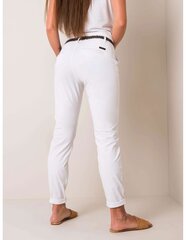 SUBLEVEL Белые хлопковые брюки. цена и информация | Женские брюки  | 220.lv