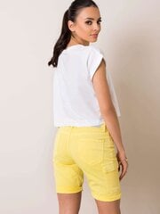 SUBLEVEL Gaiši dzelteni džinsa šorti. cena un informācija | Sieviešu šorti | 220.lv