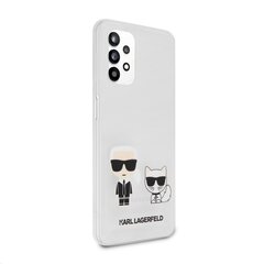 KLHCA32CKTR Karl Lagerfeld PC/TPU Karl & Choupette Case for Samsung Galaxy A32 5G Transparent цена и информация | Чехлы для телефонов | 220.lv
