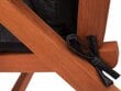 Spilvens krēslam Hobbygarden Basia Ekolen 48cm, melns cena un informācija | Krēslu paliktņi | 220.lv