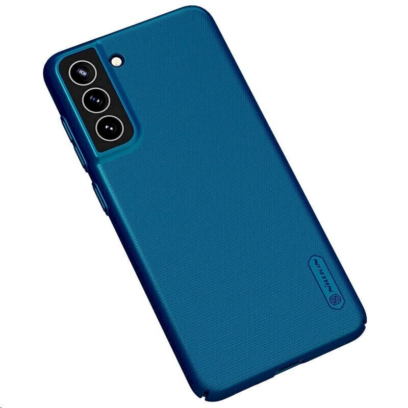 Nillkin Super Frosted Back maciņš Samsung Galaxy S21 FE Peacock zils cena un informācija | Telefonu vāciņi, maciņi | 220.lv