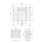 Koka dārza mājiņa ar grīdu Timbela M311 - A200 x 204 x 142 cm, brūna cena un informācija | Dārza mājiņas, šķūņi, malkas nojumes | 220.lv