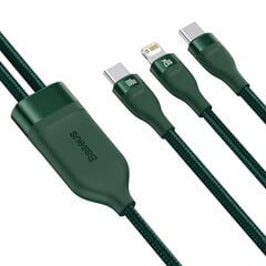 Baseus BSU2727GRN, USB Typ C. цена и информация | Кабели для телефонов | 220.lv