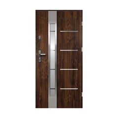 Входная дверь Adriana, правосторонняя, орех, 90 см цена и информация | Уличные двери | 220.lv