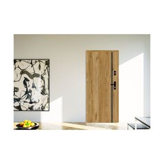 Dzīvokļa durvis Hermes, Catania ozols, kreisās puses, 90 cm cena un informācija | Ārdurvis | 220.lv