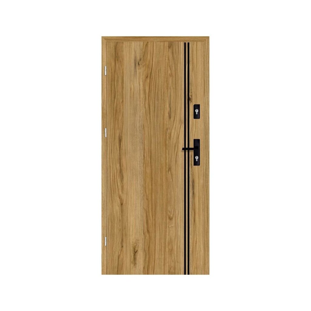 Dzīvokļa durvis Hermes, Catania ozols, kreisās puses, 90 cm цена и информация | Ārdurvis | 220.lv