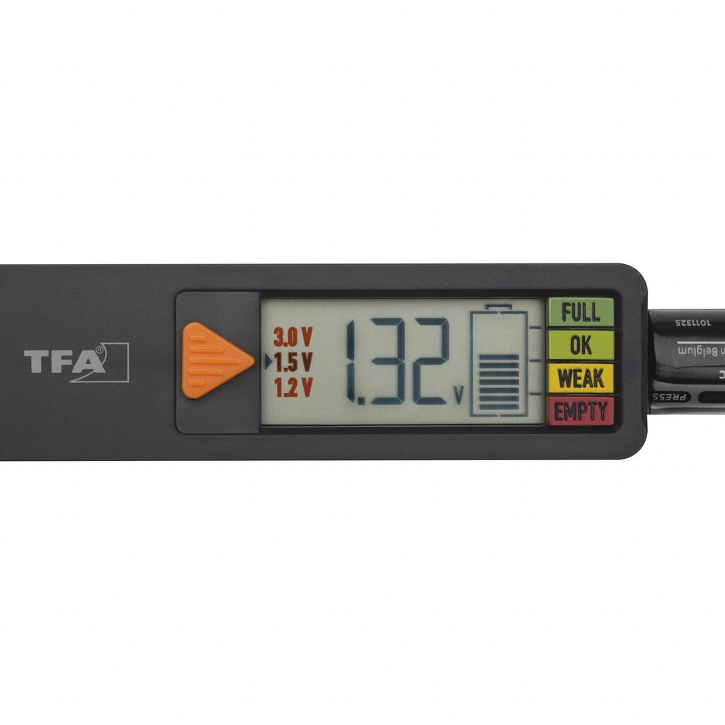 Bateriju testeris TFA BatteryCheck cena un informācija | Baterijas | 220.lv
