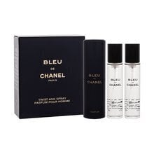 Tualetes ūdens Chanel Bleu de Chanel PP vīriešiem, 3x20 ml цена и информация | Мужские духи | 220.lv