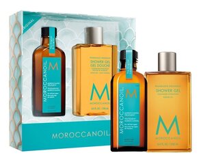 Komplekts Moroccanoil: matu eļļa, 100 ml + dušas želeja, 250 ml kaina ir informacija | Matu uzlabošanai | 220.lv