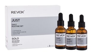 Komplekts Revox Just Daily Routine: sejas eļļa, 30 ml + sejas serums, 30 ml + acu serums, 30 ml cena un informācija | Serumi sejai, eļļas | 220.lv