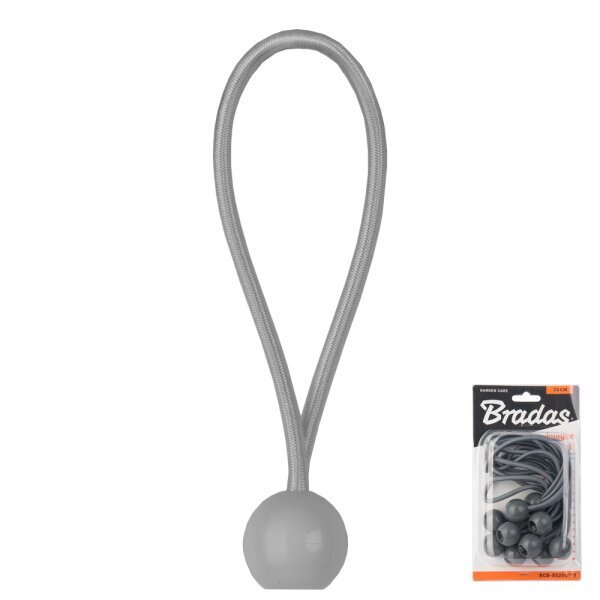 Elastīga gumija ar bumbiņu, BUNGEE CORD BALL - 20 cm (10 gab.) цена и информация | Dārza instrumenti | 220.lv