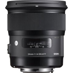 Sigma 24mm F1.4 DG HSM | Art | Canon EF mount cena un informācija | Digitālās fotokameras | 220.lv