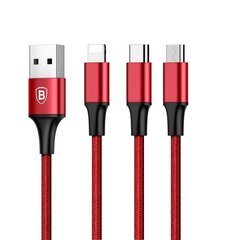 Kabelis Baseus USB 2.0 type C No data - Lightning, Micro USB, USB type C No data, 1,2 m CAMLT-SU09 cena un informācija | Kabeļi un vadi | 220.lv