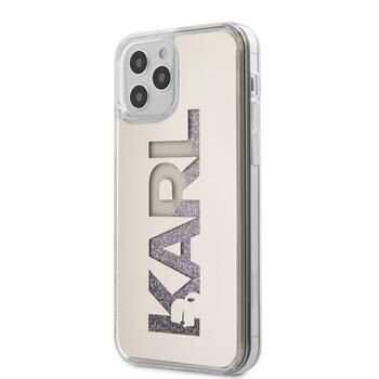 Karl Lagerfeld, piemērots iPhone 12 Pro Max, pelēks cena un informācija | Telefonu vāciņi, maciņi | 220.lv