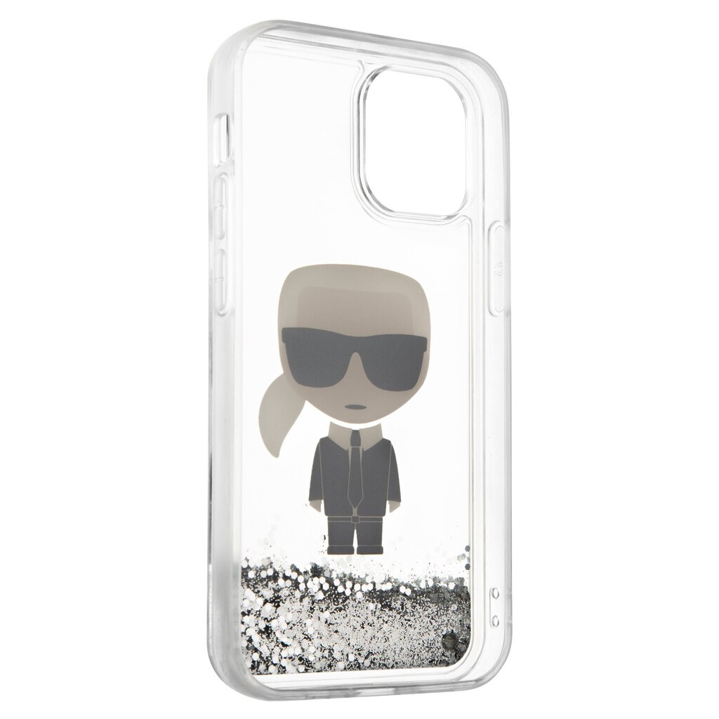Karl Lagerfeld, piemērots iPhone 12 Mini 5,4, caurspīdīgs cena un informācija | Telefonu vāciņi, maciņi | 220.lv