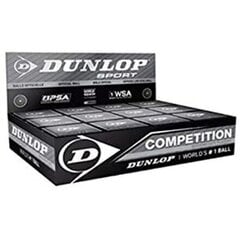 Skvoša bumba Dunlop COMPETITION YellowDot 12 цена и информация | Сквош | 220.lv