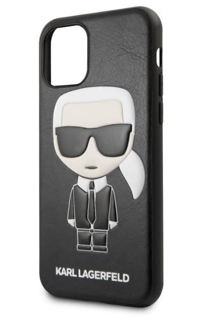 Karl Lagerfeld, piemērots iPhone 11, melns цена и информация | Telefonu vāciņi, maciņi | 220.lv