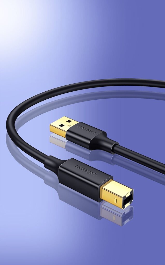 Ugreen (US135) printera kabelis USB 2.0 A-B, 2 m. cena un informācija | Savienotājkabeļi | 220.lv