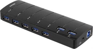 Концентратор Deltaco USB 3.0 цена и информация | Адаптеры и USB разветвители | 220.lv