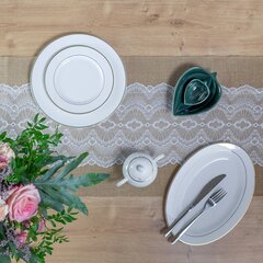 My Home galda celiņš Jute Lace cena un informācija | Galdauti, salvetes | 220.lv