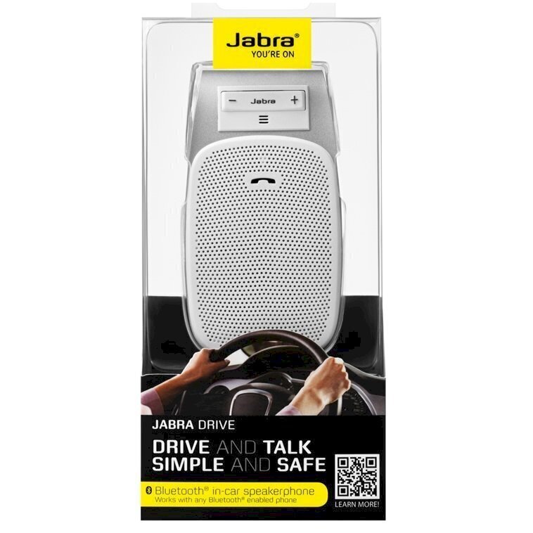 Jabra Drive Bluetooth HF balts cena un informācija | Austiņas | 220.lv