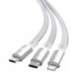 Baseus BSU2708WHT, USB Typ C / Lightning cena un informācija | Savienotājkabeļi | 220.lv