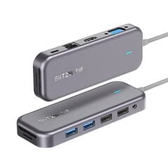 Adapter 11in1 Blitzwolf BW-TH8 Hub USB-C cena un informācija | Adapteri un USB centrmezgli | 220.lv