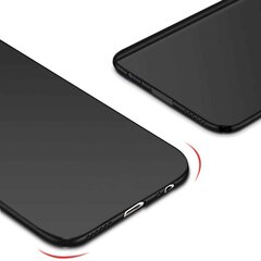 Fusion soft matte case silikona aizsargapvalks Samsung A035 Galaxy A03S melns cena un informācija | Telefonu vāciņi, maciņi | 220.lv