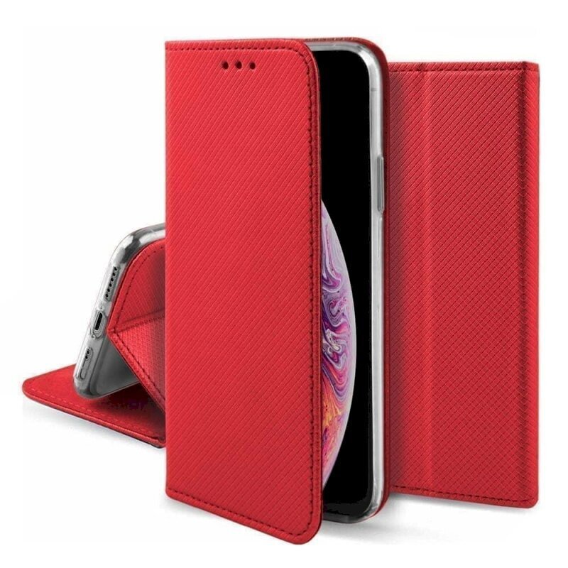 Fusion magnet grāmatveida maks Samsung A226 Galaxy A22 5G sarkans cena un informācija | Telefonu vāciņi, maciņi | 220.lv
