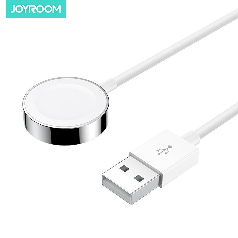 Joyroom S-IW001S magnētiskais kabelis Apple Watch 2.5W 1A balts cena un informācija | Savienotājkabeļi | 220.lv