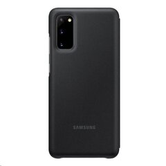 EF-NG980PBE Samsung LED S-View Case for Galaxy S20 Black цена и информация | Чехлы для телефонов | 220.lv
