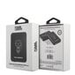 KLPBMSOIBK Karl Lagerfeld Outline Magnetic ārējās uzlādes akumulators 3000mAh melns cena un informācija | Lādētāji-akumulatori (Power bank) | 220.lv