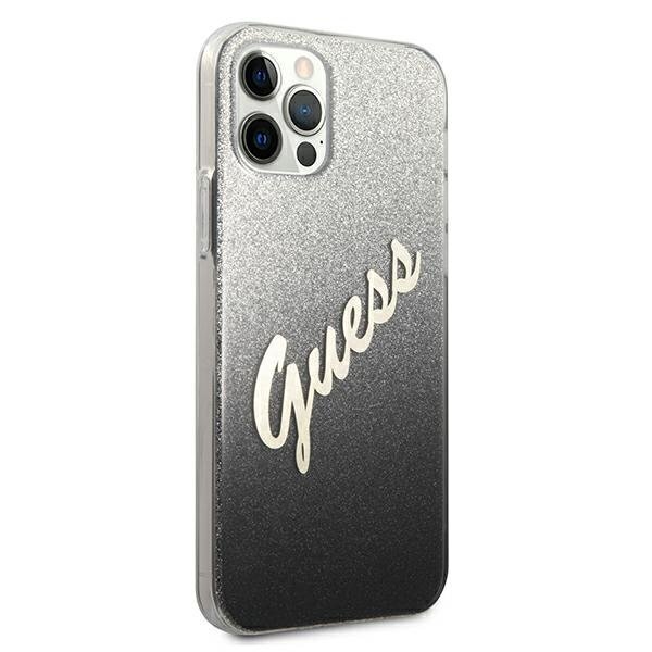 Guess GUHCP12MPCUGLSBK vāciņš, piemērots iPhone 12/12 Pro 6,1" цена и информация | Telefonu vāciņi, maciņi | 220.lv